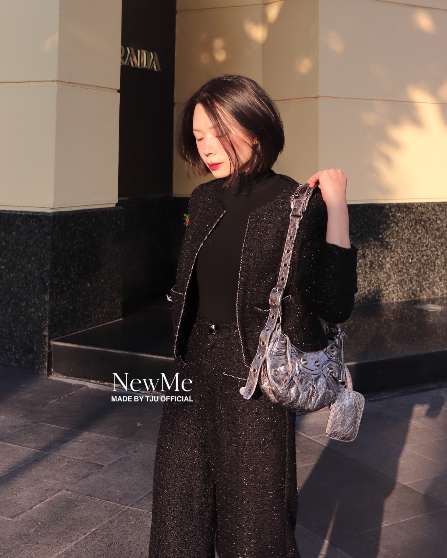 Áo dạ tweed New Me