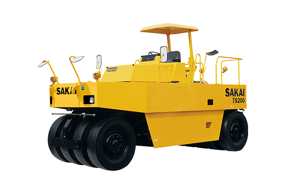 Giải mã chất lượng dòng xe lu bánh lốp Sakai TS 200.