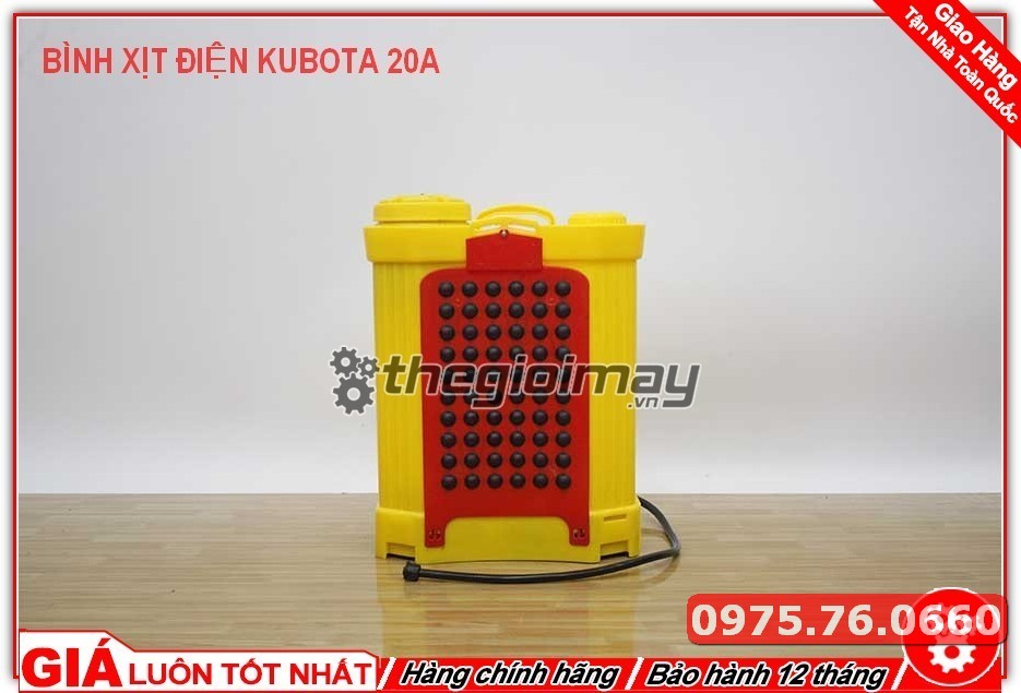 BÌNH XỊT ĐIỆN KUBOTA KD-20A 20L