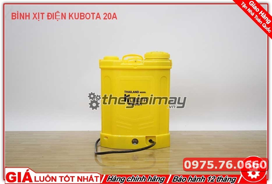 BÌNH XỊT ĐIỆN KUBOTA KD-20A 20L