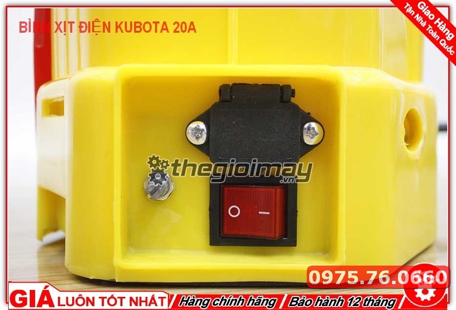 BÌNH XỊT ĐIỆN KUBOTA KD-20A 20L