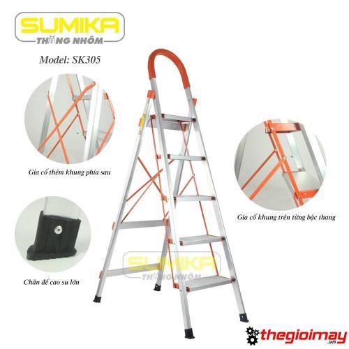 Thang ghế gia đình 5 bậc Sumika SK305