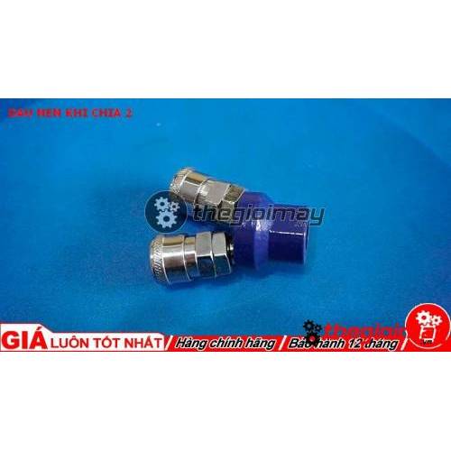 Đầu nén khí chia 2