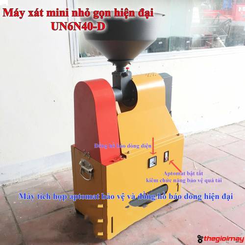 KHUNG MÁY XÁT GẠO LIÊN HOÀN MINI UN 6N40-D 3KW 2900 220V