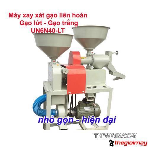 KHUNG MÁY XÁT GẠO LIÊN HOÀN, GẠO LỨT, GẠO TRẮNG MINI 6N40-LT 3KW-2950 V/P 220V