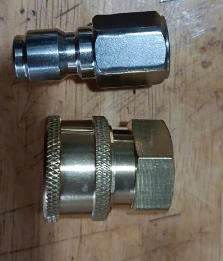 BỘ REN 3/8 INCH REN 17 - BỘ ĐẦU NỐI NHANH MÁY RỬA XE 3/8 ĐẦU ĐỰC - CÁI - KHỚP NỐI