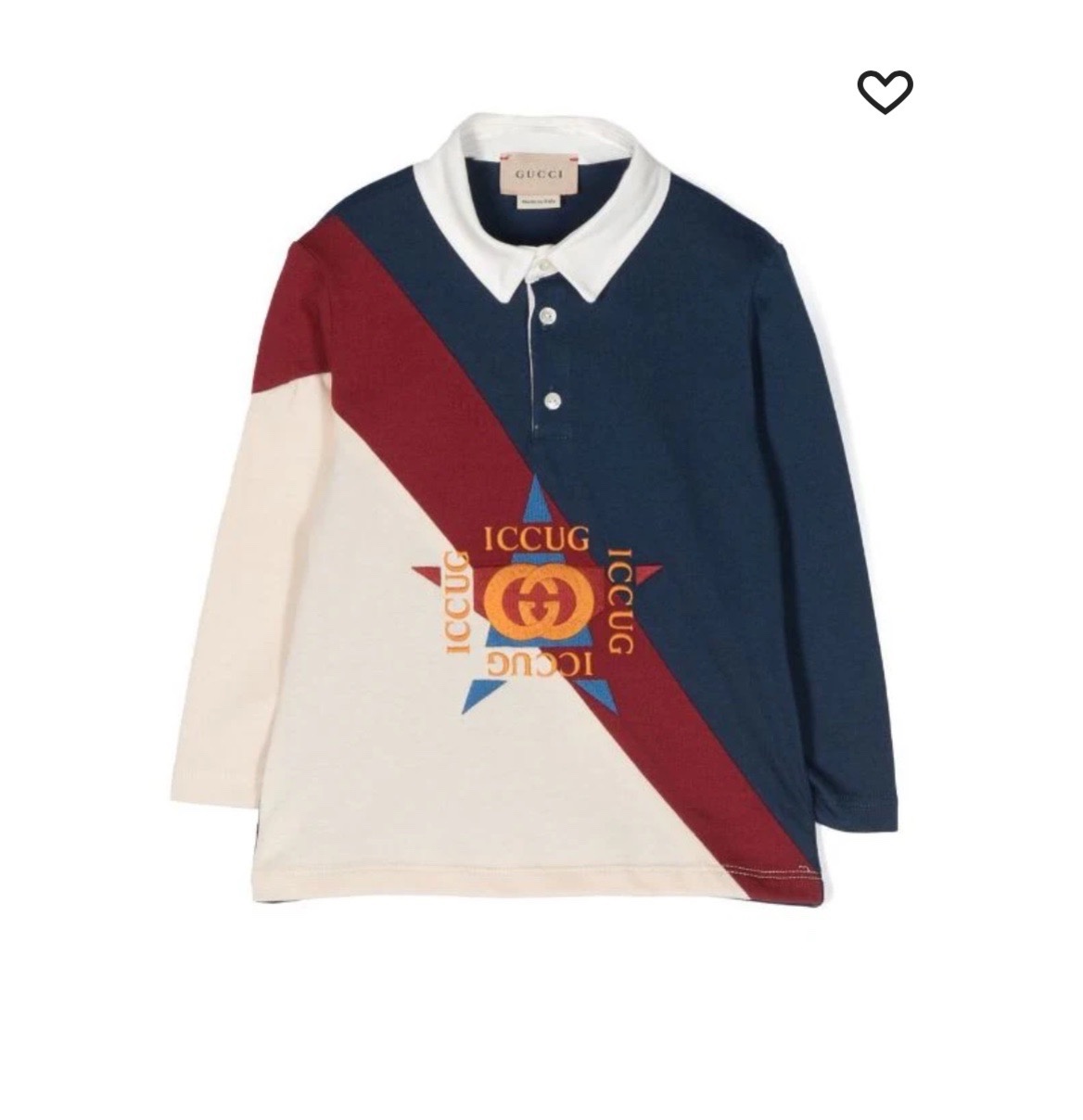 Áo Polo dài tay GG