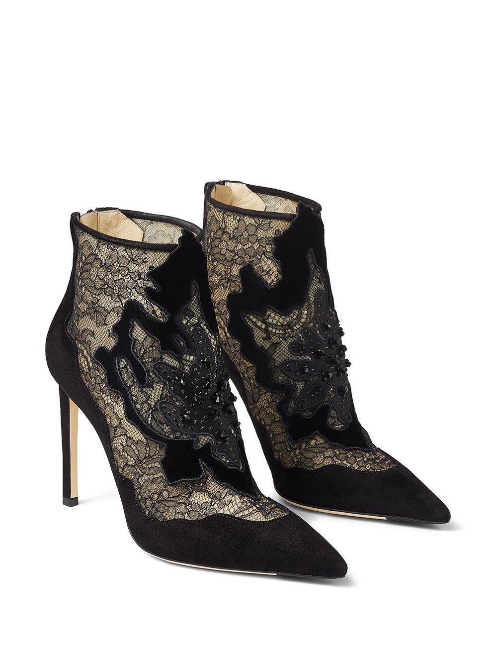Boot ren Jimmy Choo đen