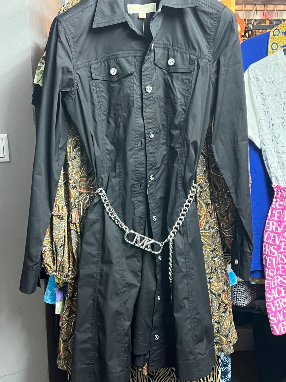 váy đen dài tay MK đen (Form nhỏ lùi size)