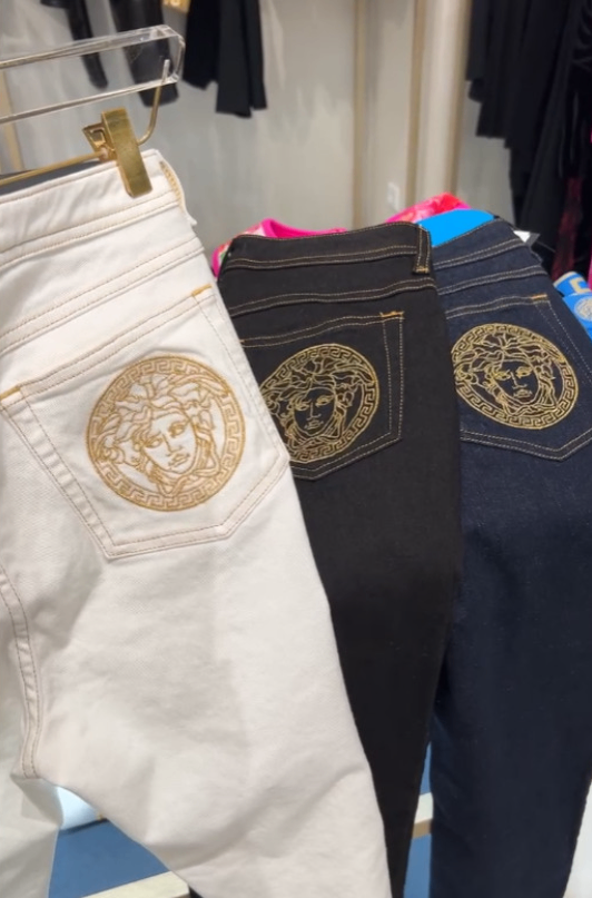 Quần jeans nữ V.S màu Jeans