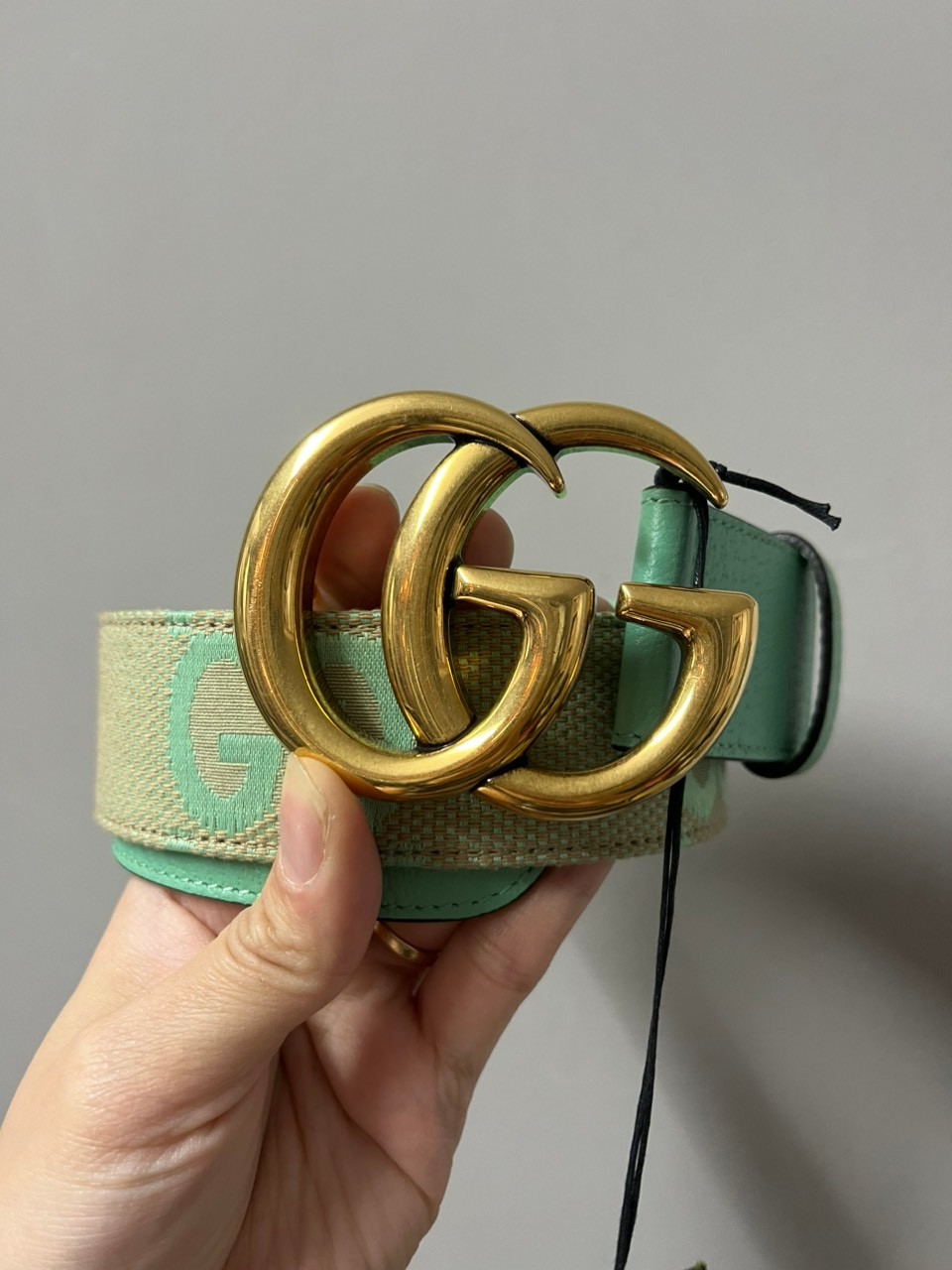 Belt Xanh GG- nữ bản 4.cm