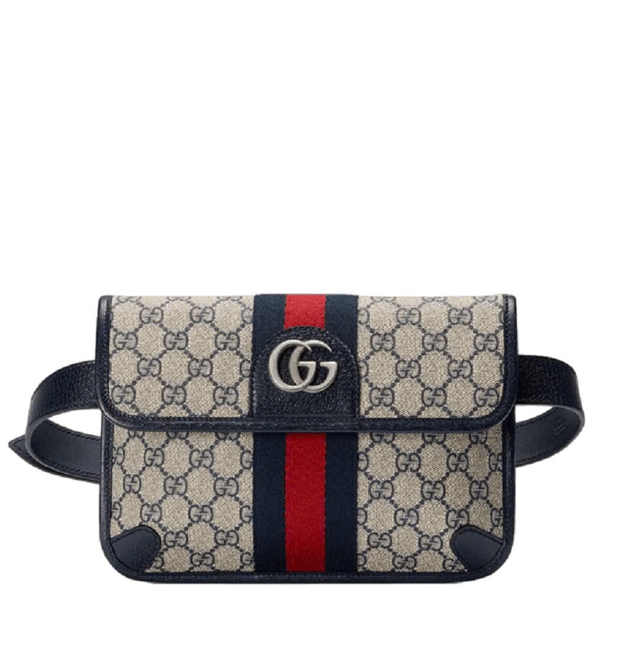 Beltbag GG Ophidia small canvas viền đen - 27x14x3.5 (67408196)