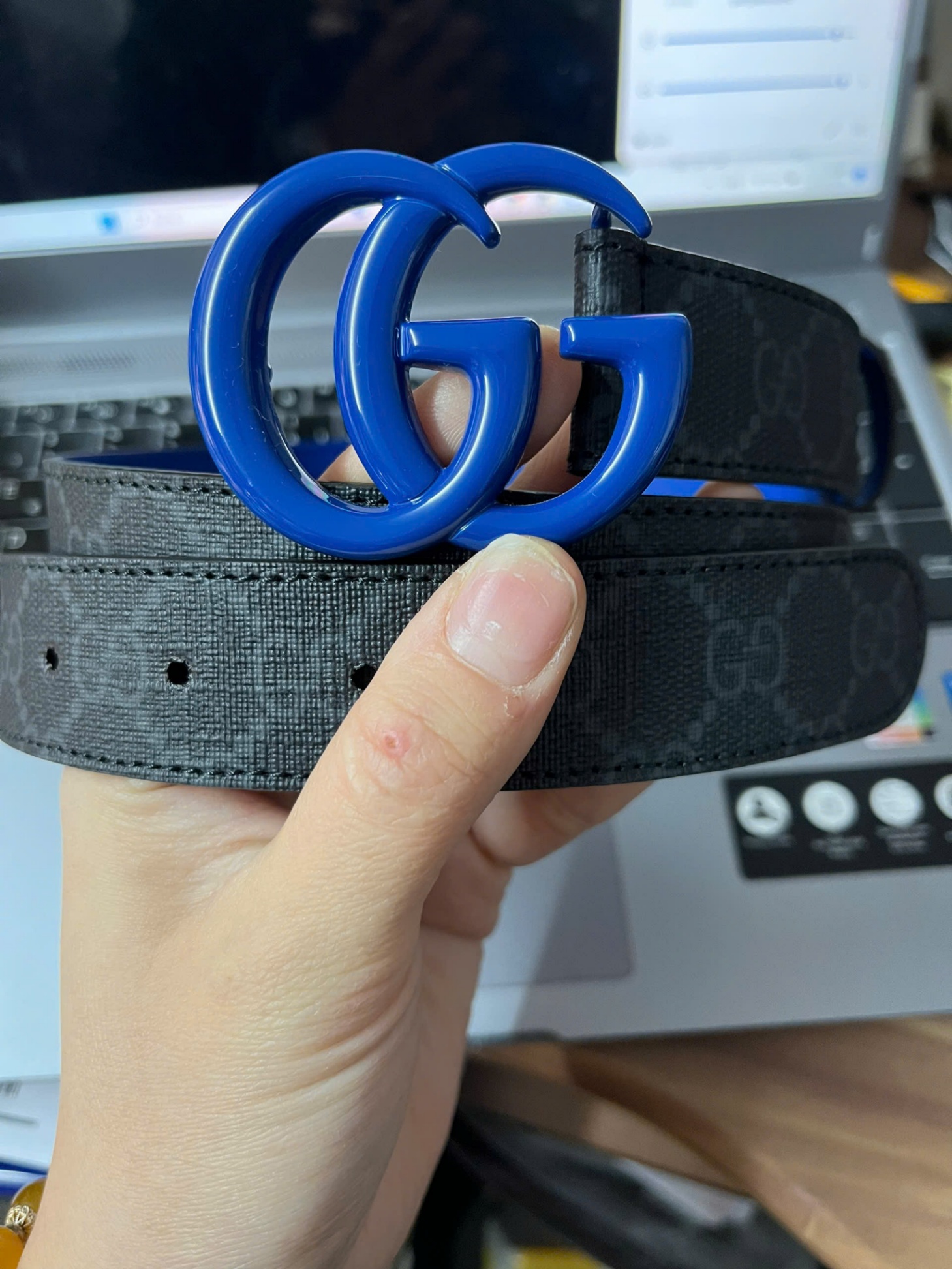 Belt GG - logo xanh- SNV