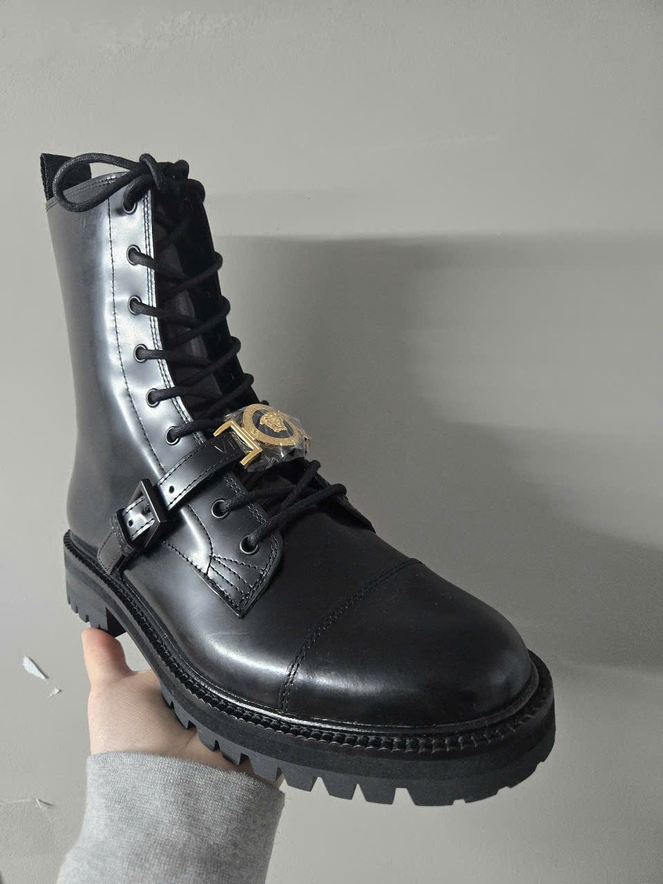COMBAT BOOT -nam VS đen