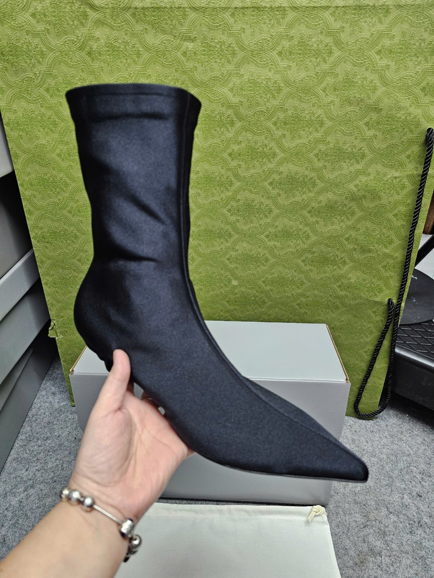 Boot Balenciaga thun đen - size 37