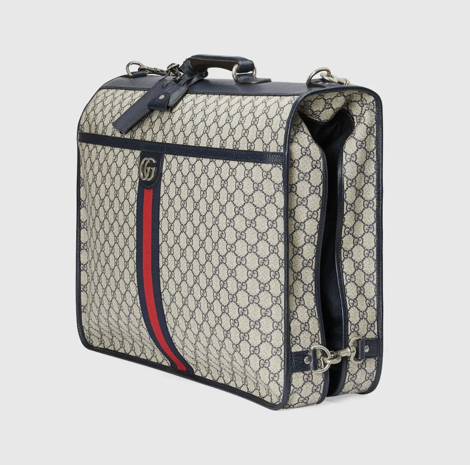 Túi du lịch GG Savoy Garment - màu ghi 700375 (55x40x12 cm)