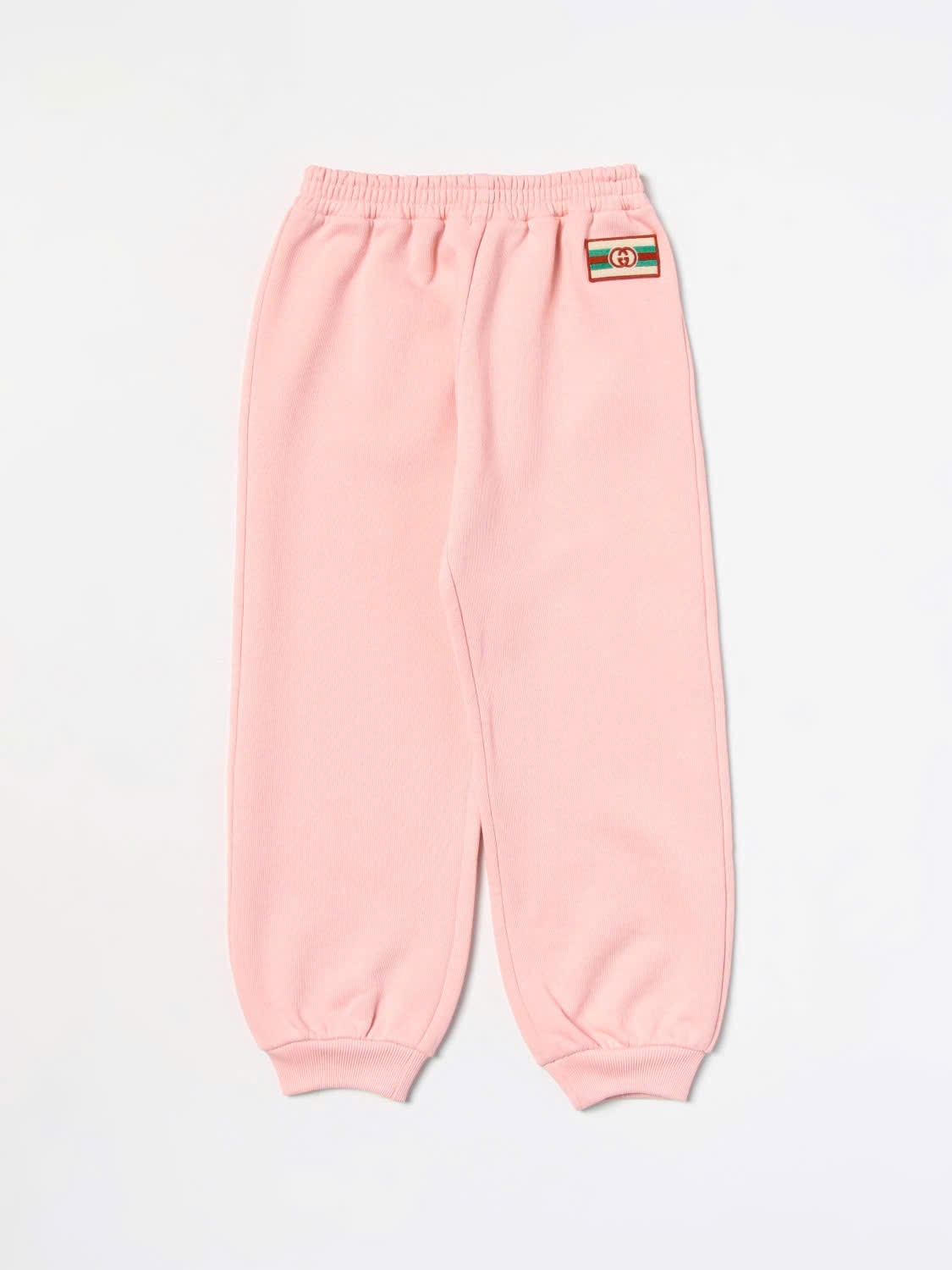Quần nỉ GG Kid màu hồng (749585)