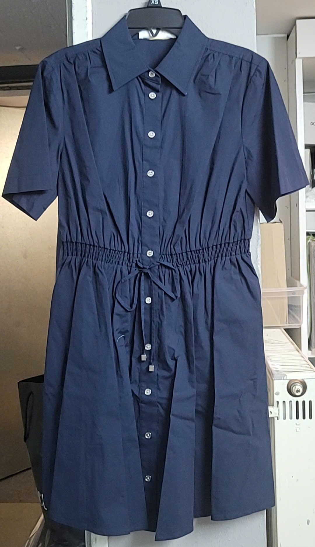 Váy MK Smock màu xanh navy (JT58335F4C)
