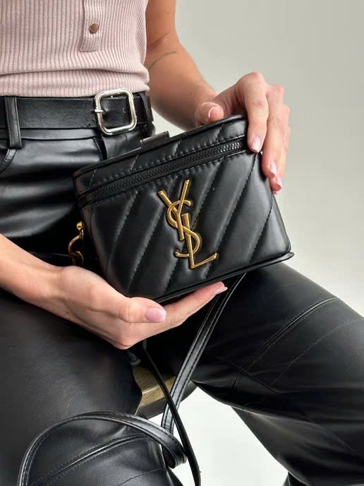 Túi Gift YSL logo vàng [QT]