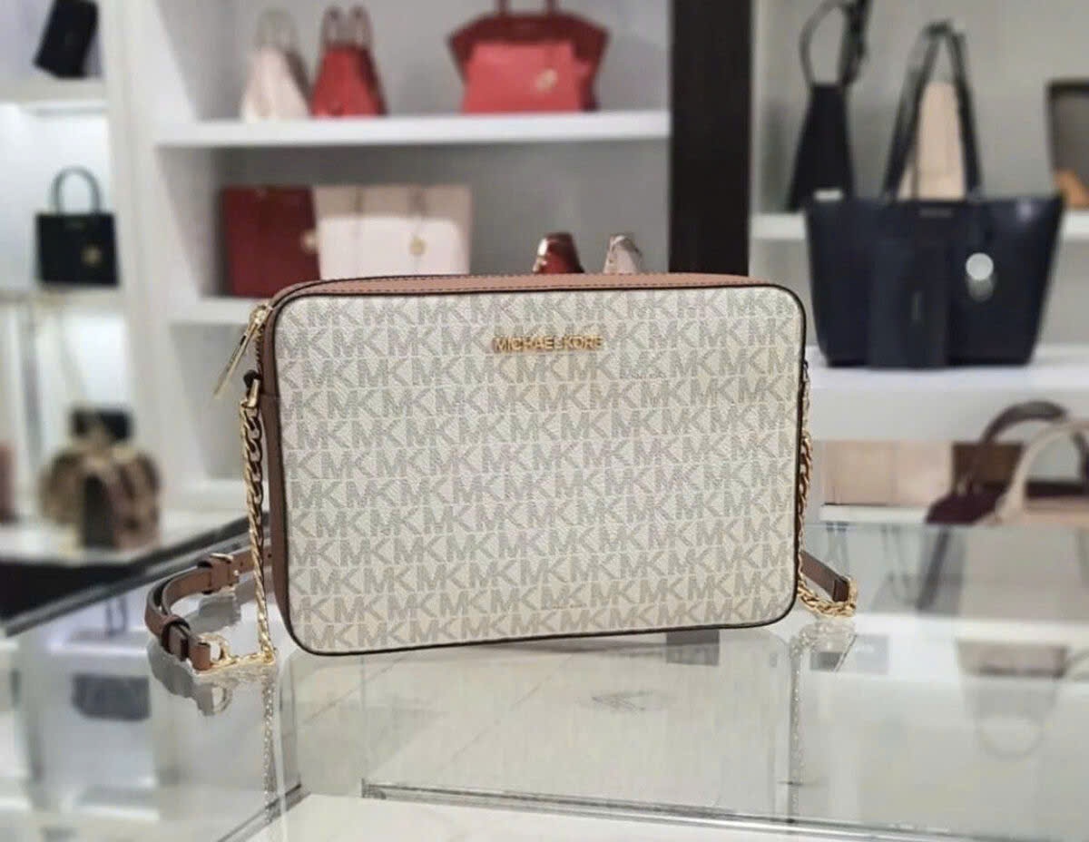 Túi JetSet MK Lgewcrossb - vani logo 35F8GTTC3B