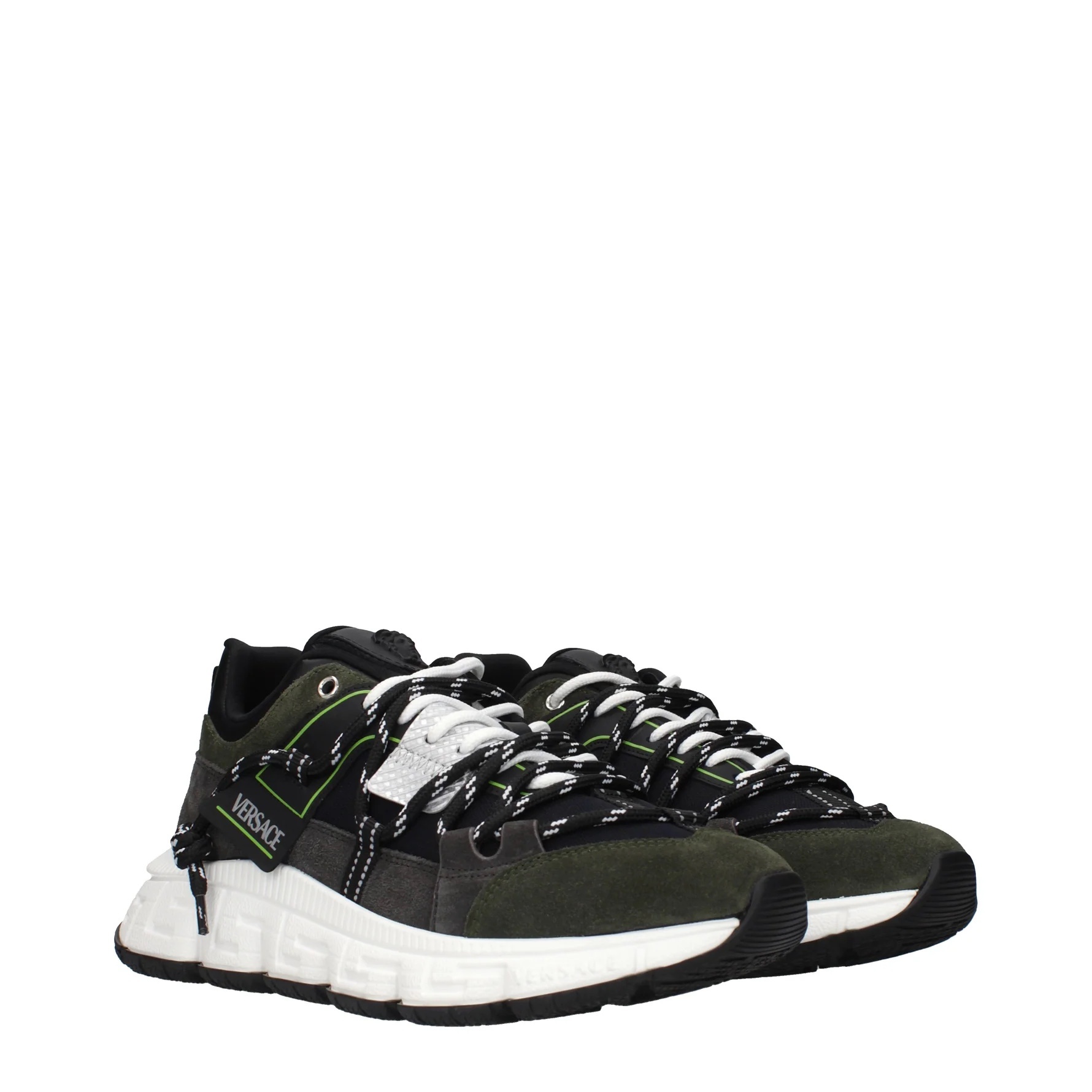 Sneaker nam VS xanh rêu đế trắng - 1A16225 (5cm)