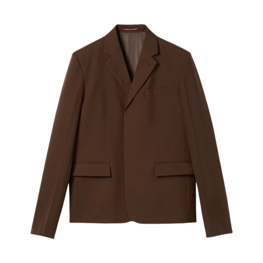 Áo blazer GG nam màu nâu - SNV - 813982