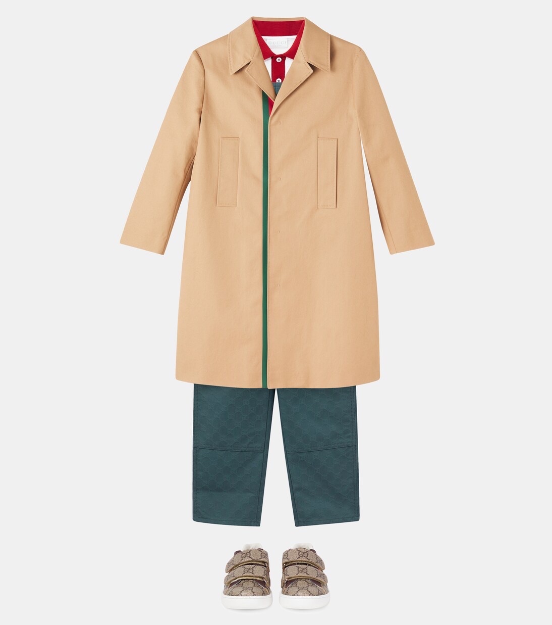 Áo khoác GG kid màu camel - 8NV - 824817