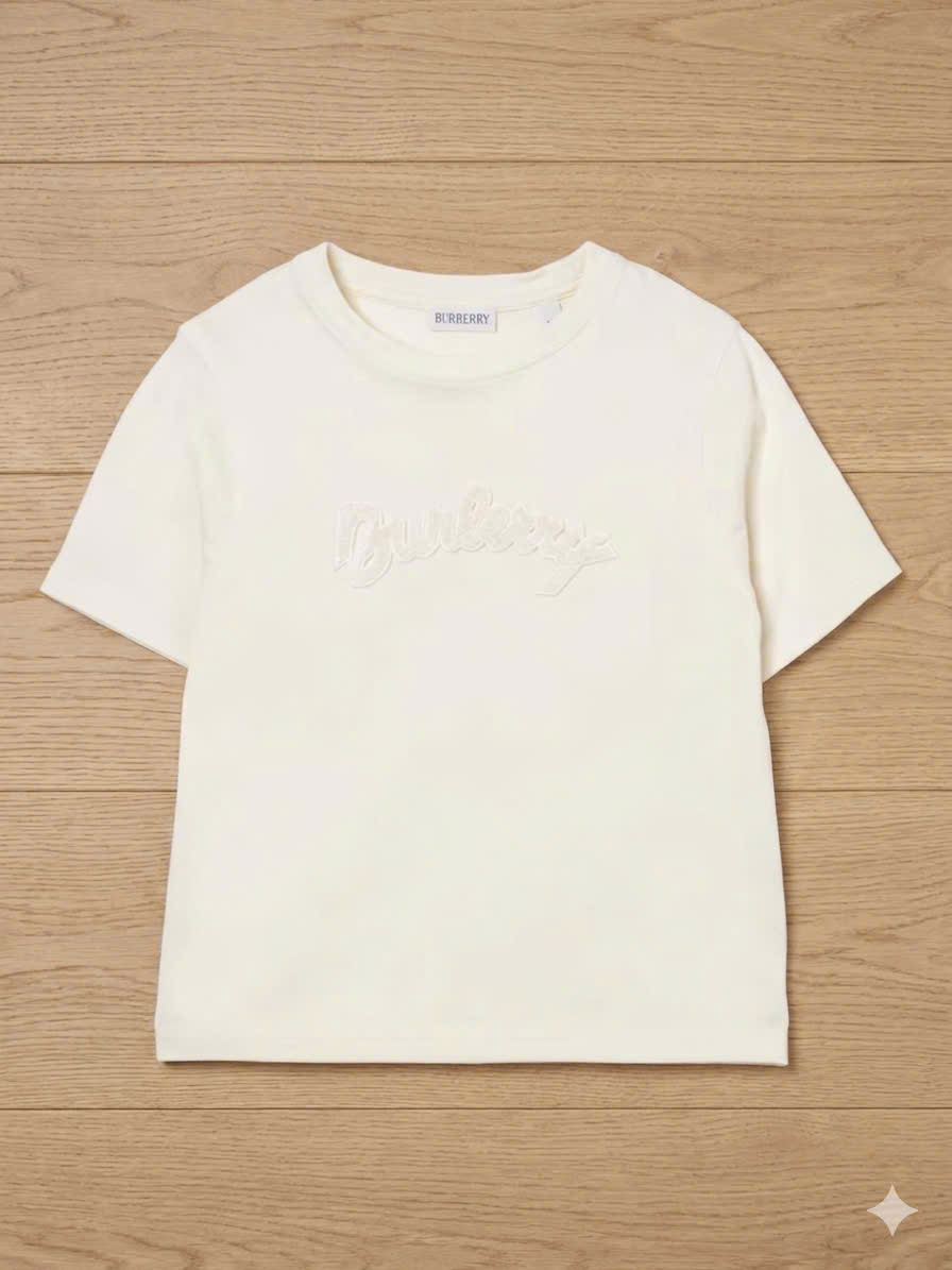 Áo phông Kid BBR màu be logo chữ B8620