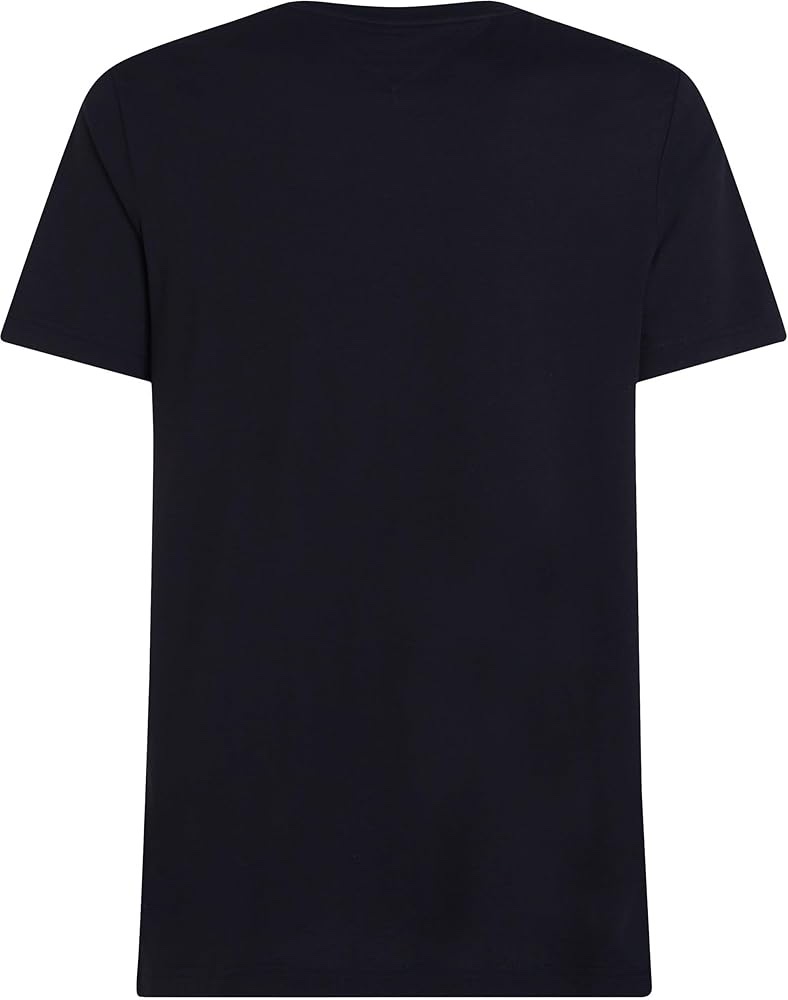 Áo phông Tommy xanh navy logo thêu chỉ trắng