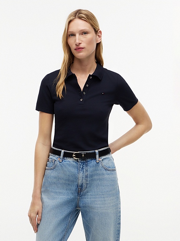 Áo polo Tommy màu xanh navy