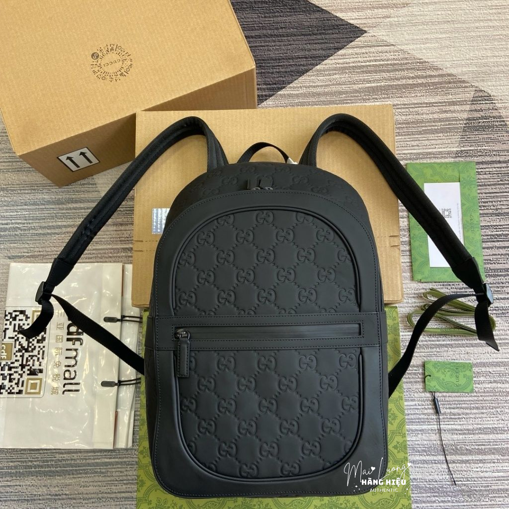 Balo GG màu đen full logo - SNV - 771280 • 26 x 42 x 15