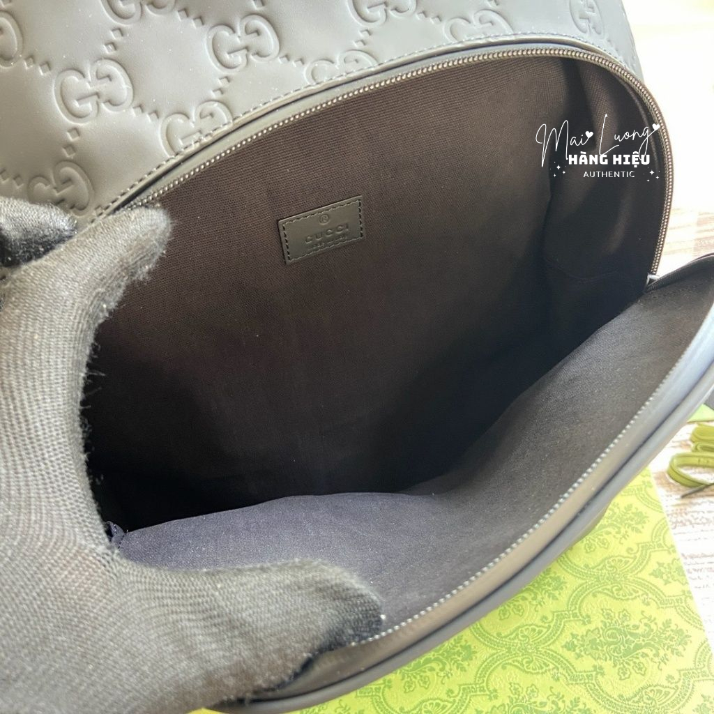 Balo GG màu đen full logo - SNV - 771280 • 26 x 42 x 15