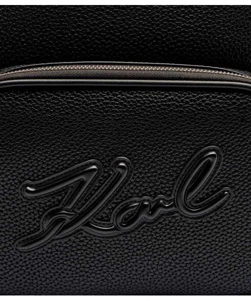 Balo Karl đen da mềm - A2W30124 • KT • 28 x 35 x 12 cm