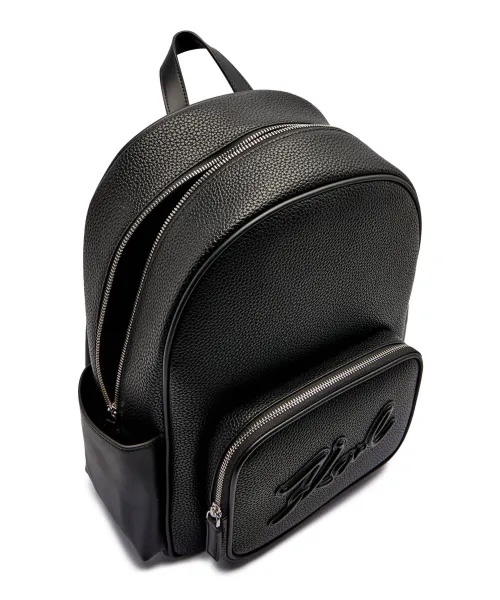 Balo Karl đen da mềm - A2W30124 • KT • 28 x 35 x 12 cm
