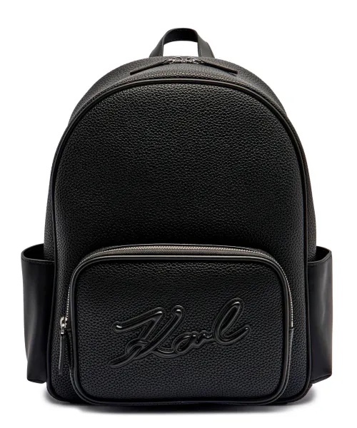 Balo Karl đen da mềm - A2W30124 • KT • 28 x 35 x 12 cm