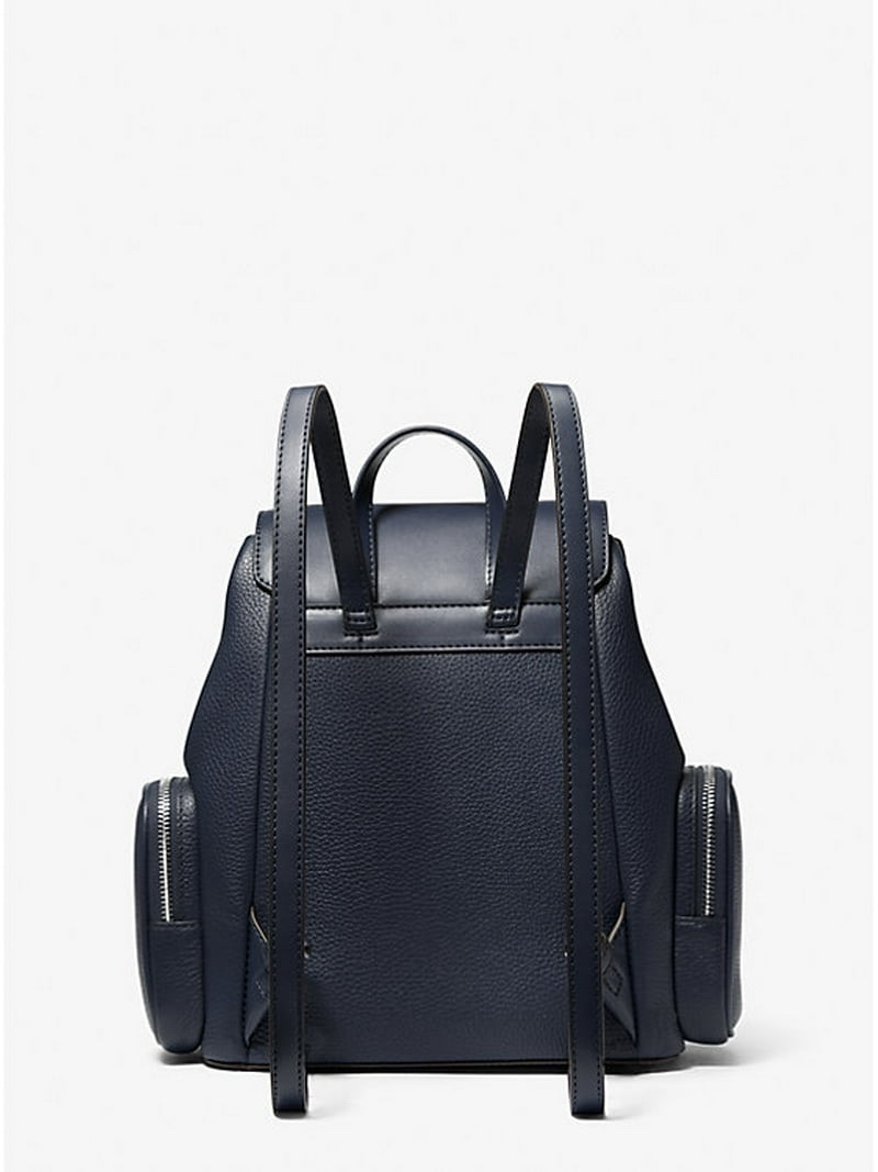 Balo MK Jetset item đen trơn - 35F1STTB6L - KT: 19/24*27*11