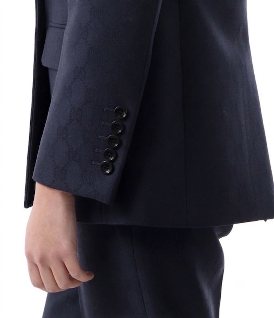 Blazer GG xanh navy full logo - SNV - 797063
