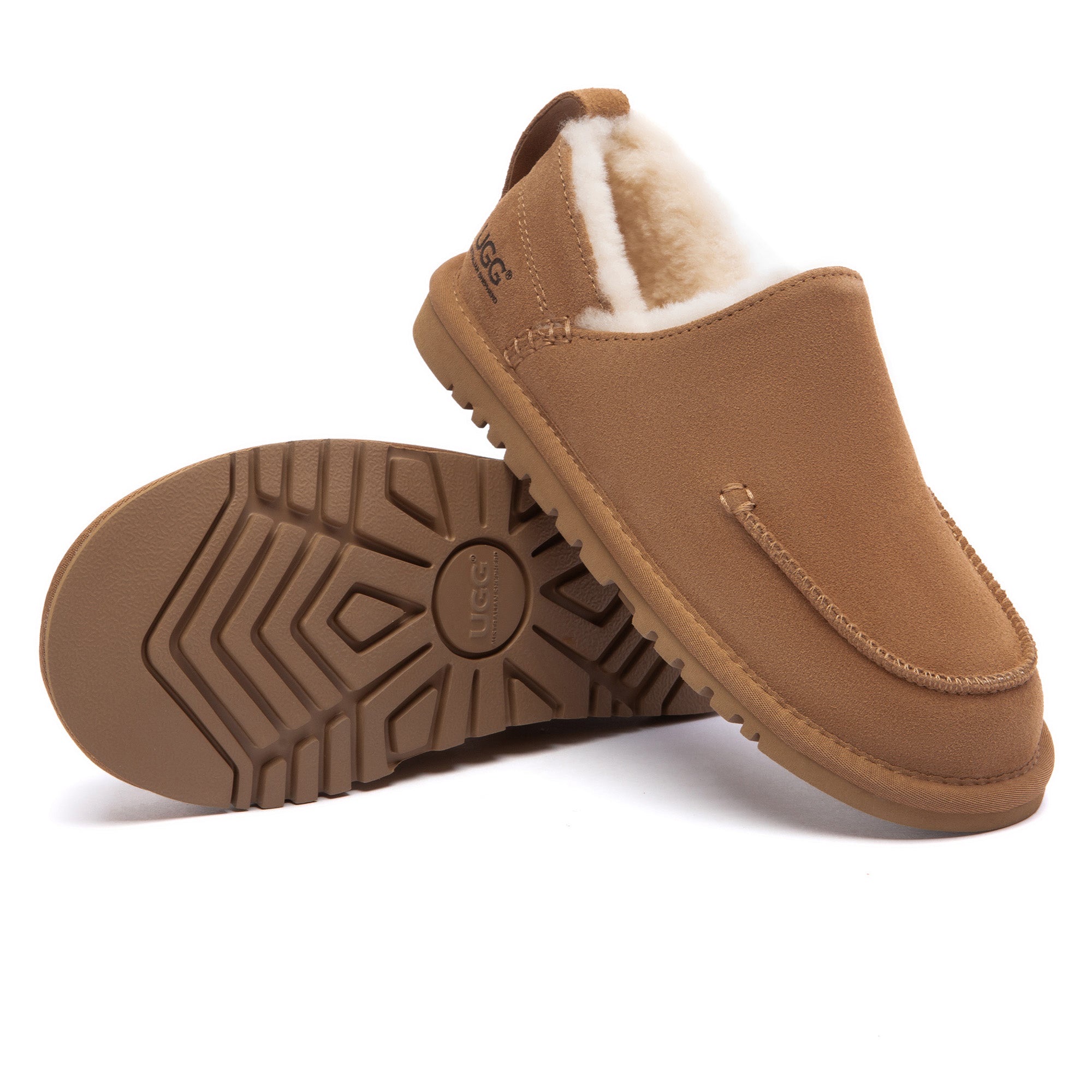Giày UGG loria pull on màu nâu