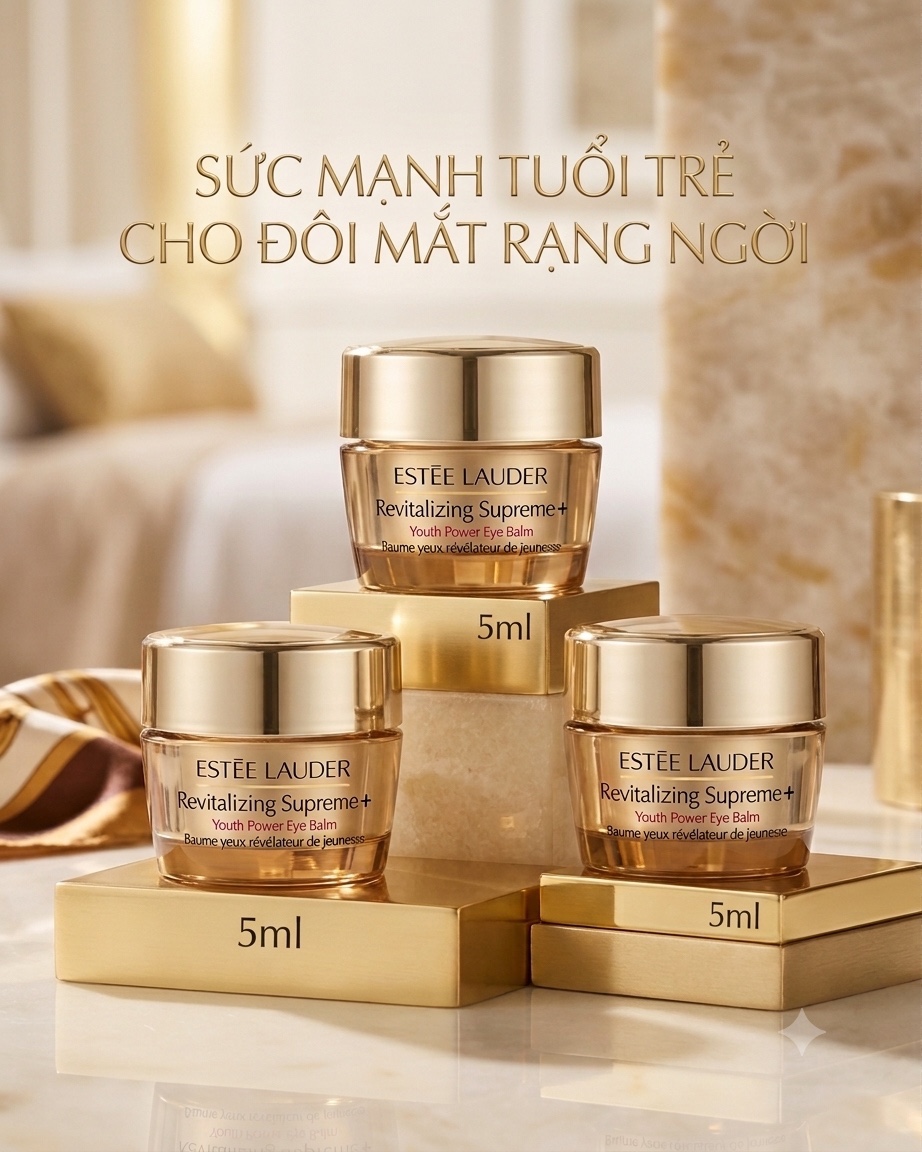Sét 3 kem mắt estee lauder reutailzing superme + (5ml/hủ) Douglas 15ml 93/69.99
