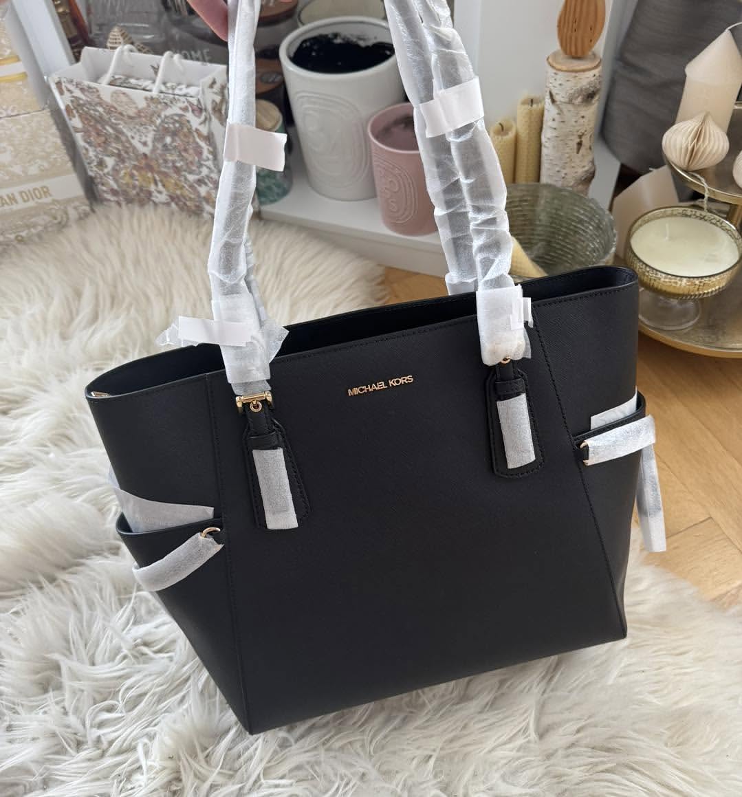Shopper MK đen Viyager - 35S5GV6T7L - KT: 39x29x15