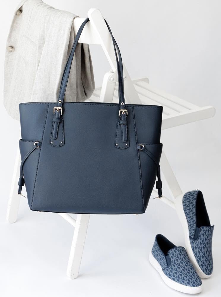 Shopper MK navy Viyager -35S5GV6T7L - KT: 39x29x15
