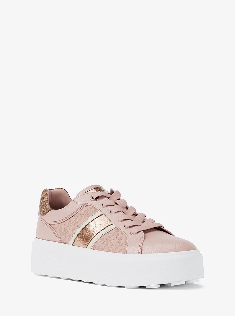 Sneaker MK hồng đế trắng - 49F5RMFS2B