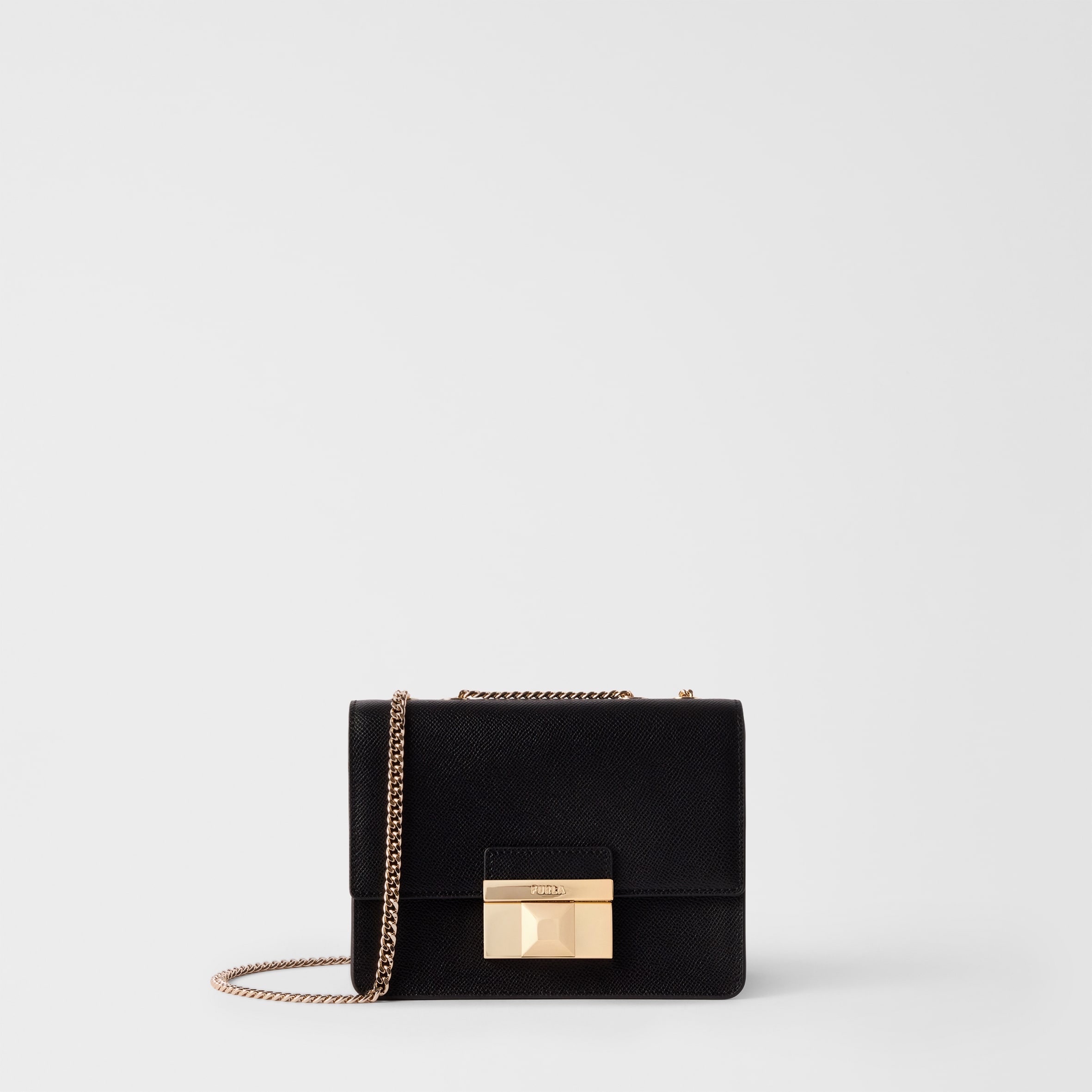 Túi Furla venere mini đen - KT: 18x13x9