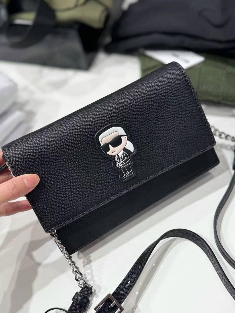 Túi Karl Ikon wallet - đen - ARW32006 19*12