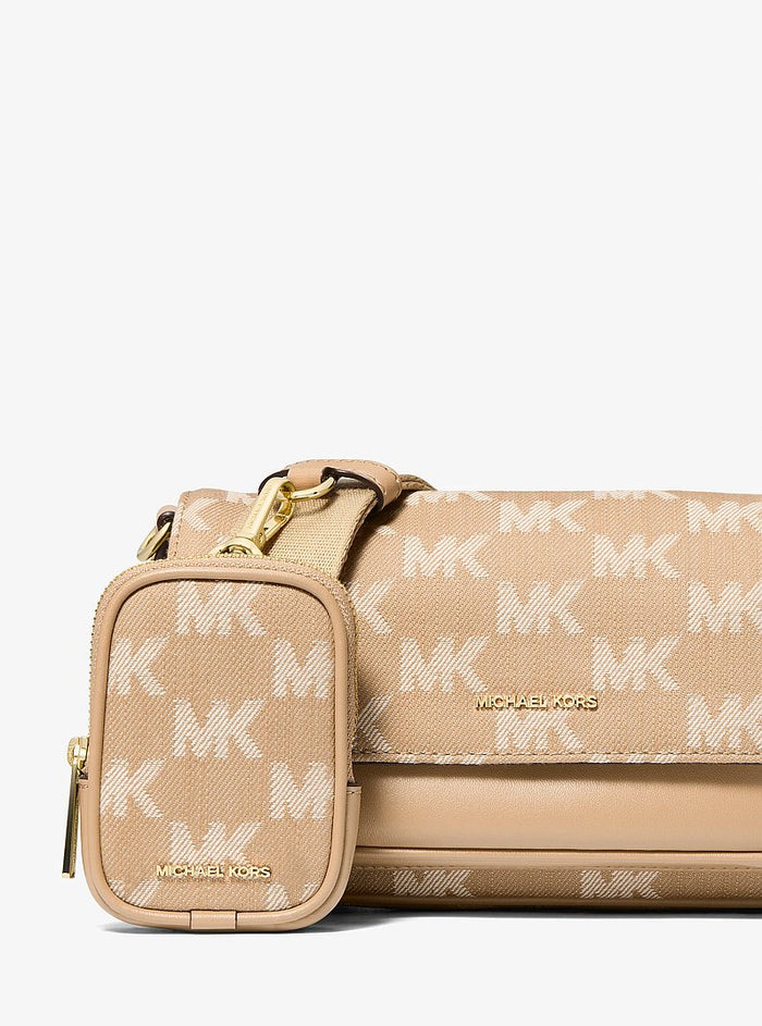 Túi MK jet set travel camel logo - 3586GTVC0J - KT - 22 x 10 x 6