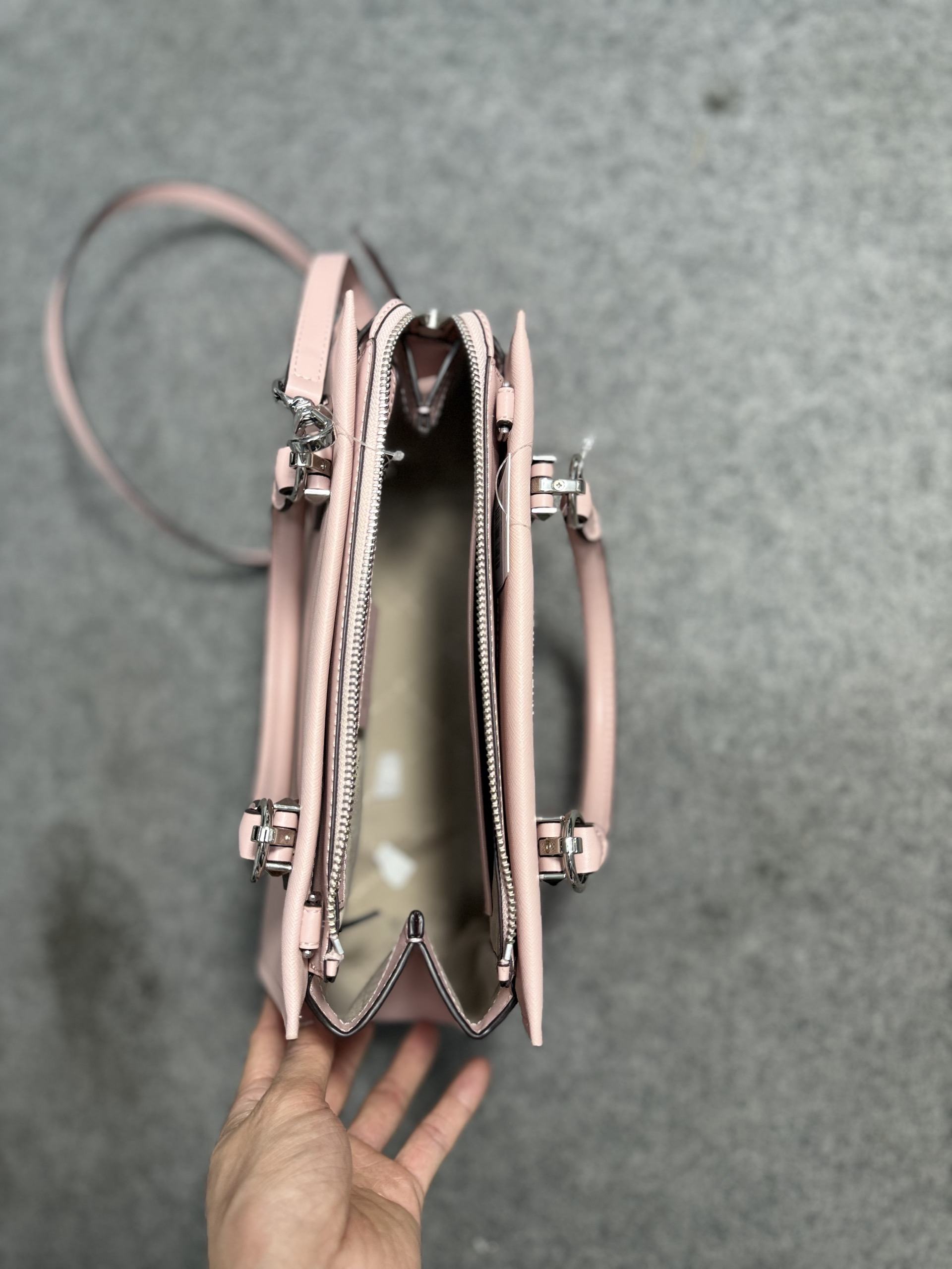 Túi MK marilyn màu hồng phấn - 30S2S6AS2L - KT: 26*22*10