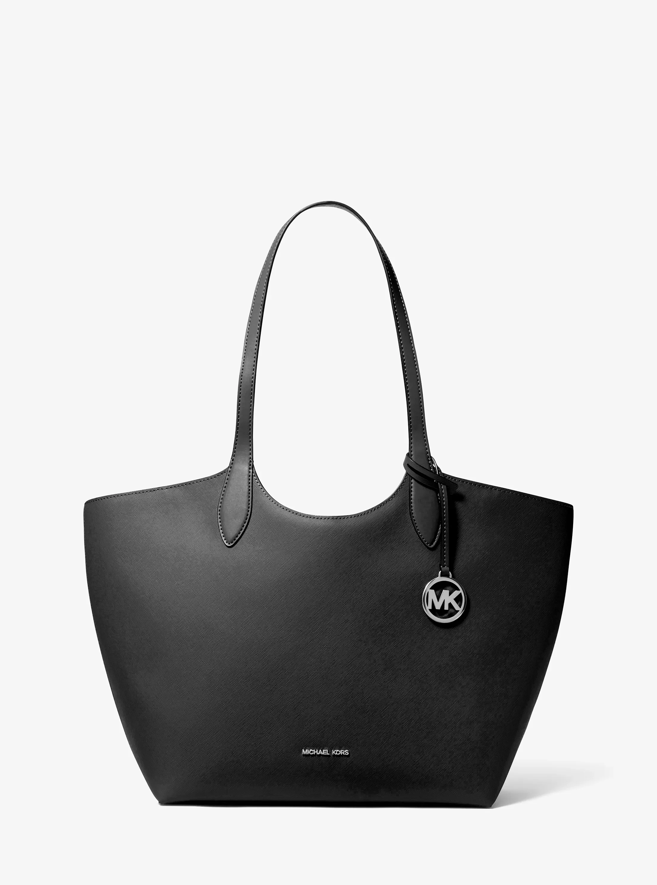 Túi Maya tote Lg - Đen Khóa Bạc