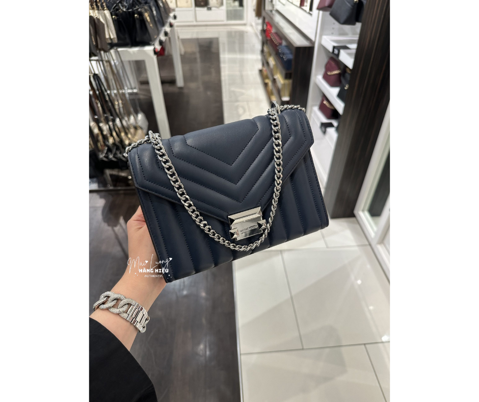 Túi Mk Whitney xanh Navy