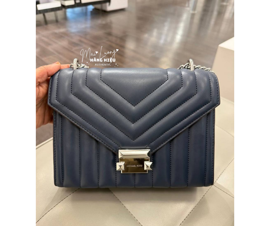 Túi Mk Whitney xanh Navy