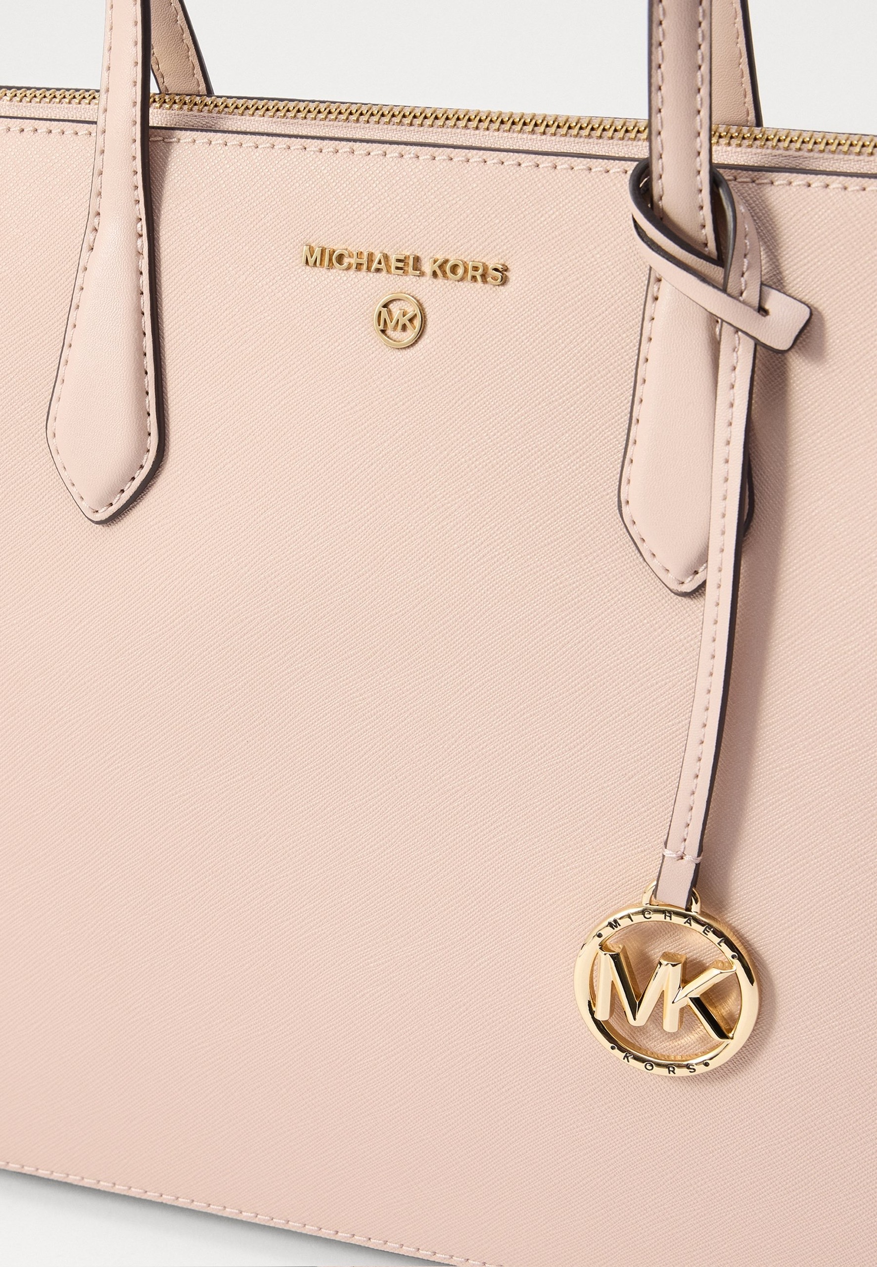 Túi Shopper MK Marilyn hồng logo vàng - 30S2G6AT2L# - KT: 39/29 *25*11